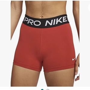 Nike Pro Shorts- Cinnabar
